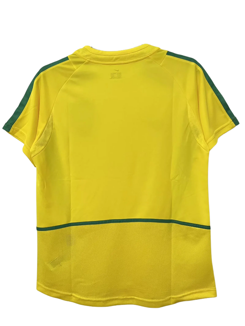 Camisola Brasil 2002 I Home - Versão Retrô