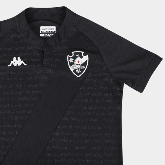 Camisola Vasco 24/25 Ill Home - Versão Adepto Vasco III 24/25 s/n Masculina - Preto