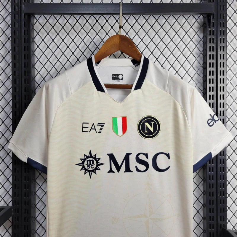 CAMISA DO NAPOLI 24/25 BEGE