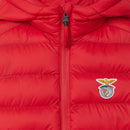 Blusão Vermelho com Capuz e Emblema SL Benfica