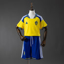 Sweden 2026 Home Kids Kit Jersey Size Size 3-13 anos