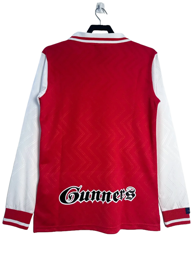 Camisola Arsenal 96/97 I Home - Versão Retrô Manga Longa