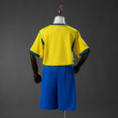 Brazil 2026 Home Kids Kit Jersey Size 3-13 anos