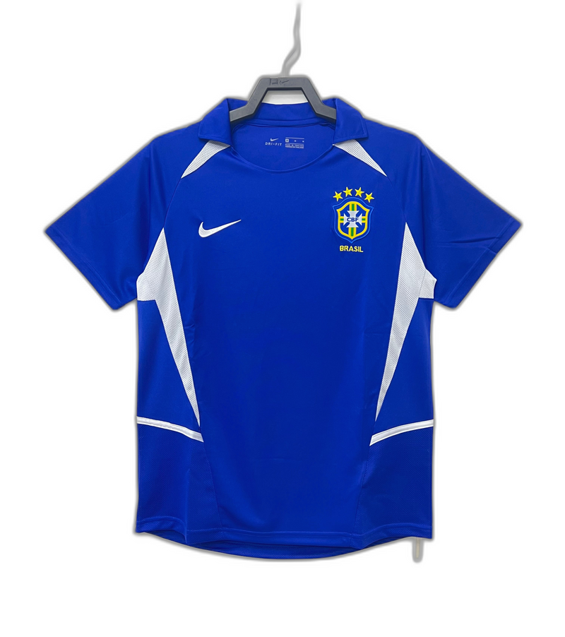 Camisola Brasil 2002 II Away - Versão Retrô