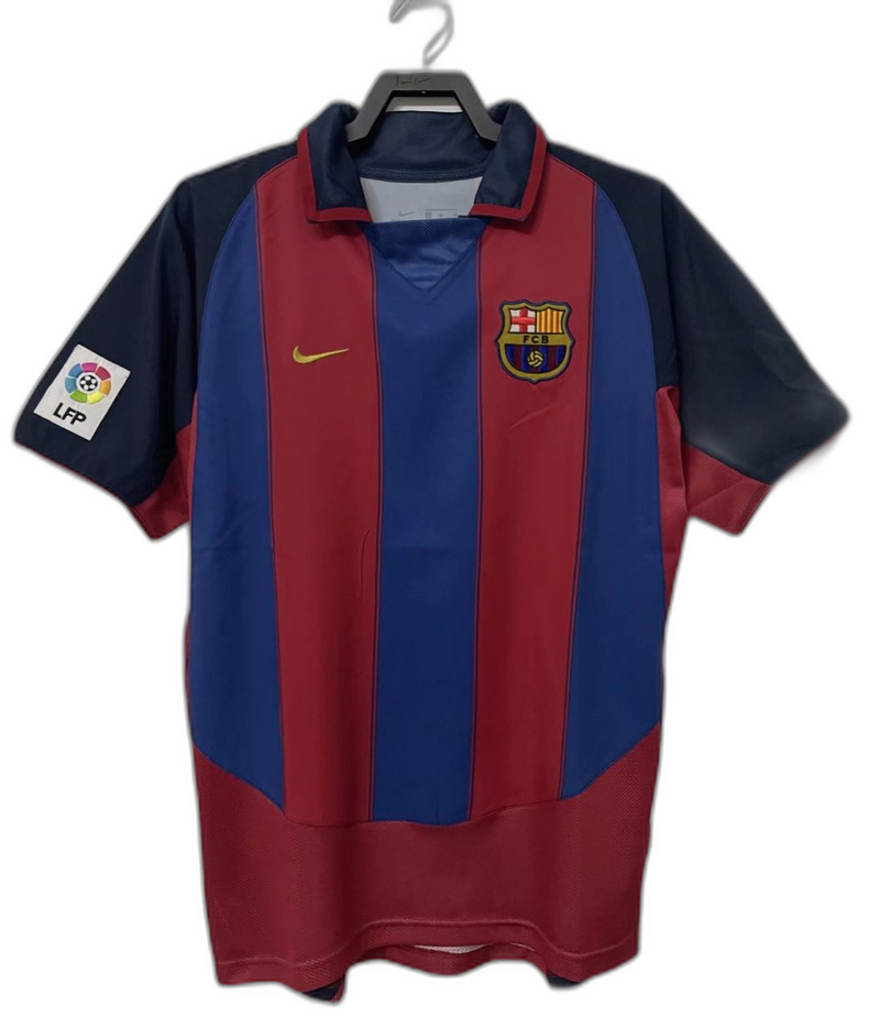 Camisola Barcelona 03/04 I Home - Versão Retrô