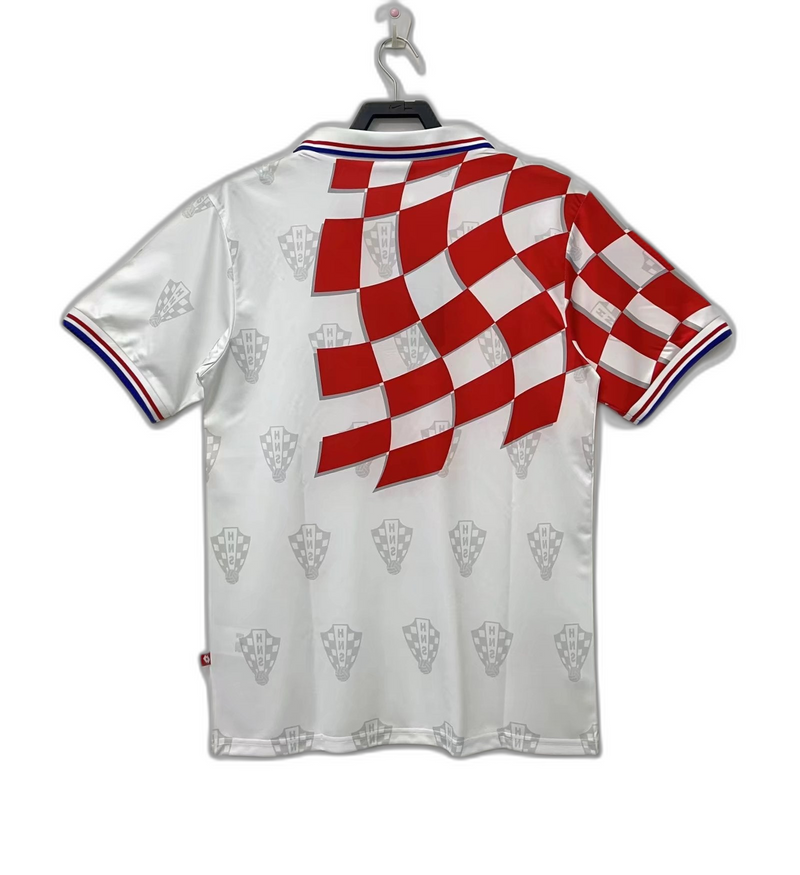 Camisola Croácia 1998 Copa do Mundo I Home - Versão Retrô