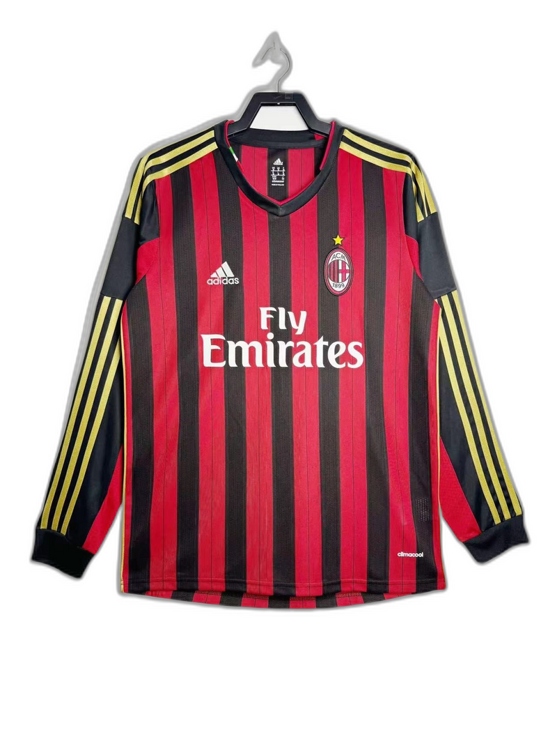 Camisola AC Milan 13/14 I Home - Versão Retrô Manga Longa