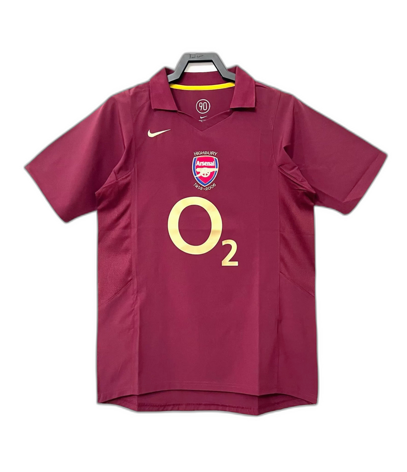 Camisola Arsenal 05/06 I Home - Versão Retrô