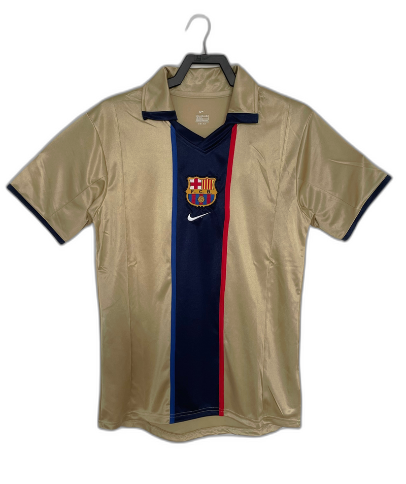 Camisola Barcelona 01/02 II Away - Versão Retrô
