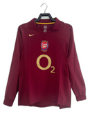 Camisola Arsenal 05/06 I Home - Versão Retrô Manga Longa