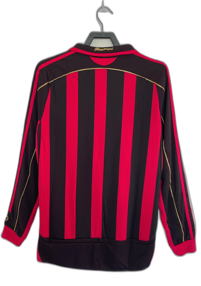 Camisola AC Milan 06/07 I Home - Versão Retrô Manga Longa