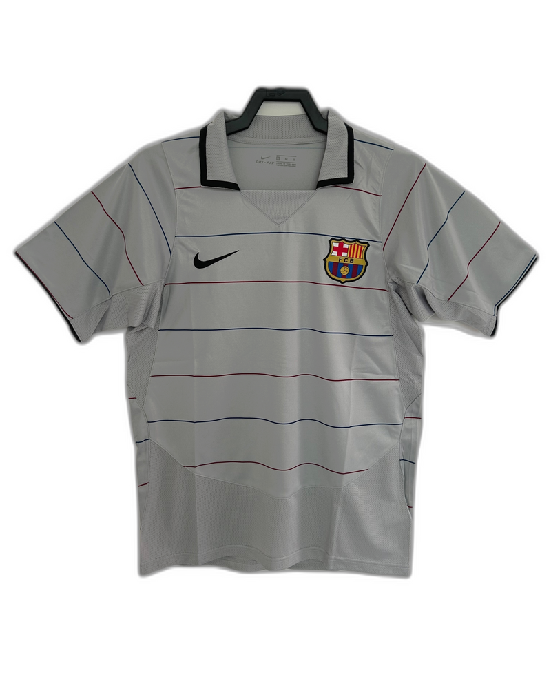 Camisola Barcelona 03/04 II Away - Versão Retrô