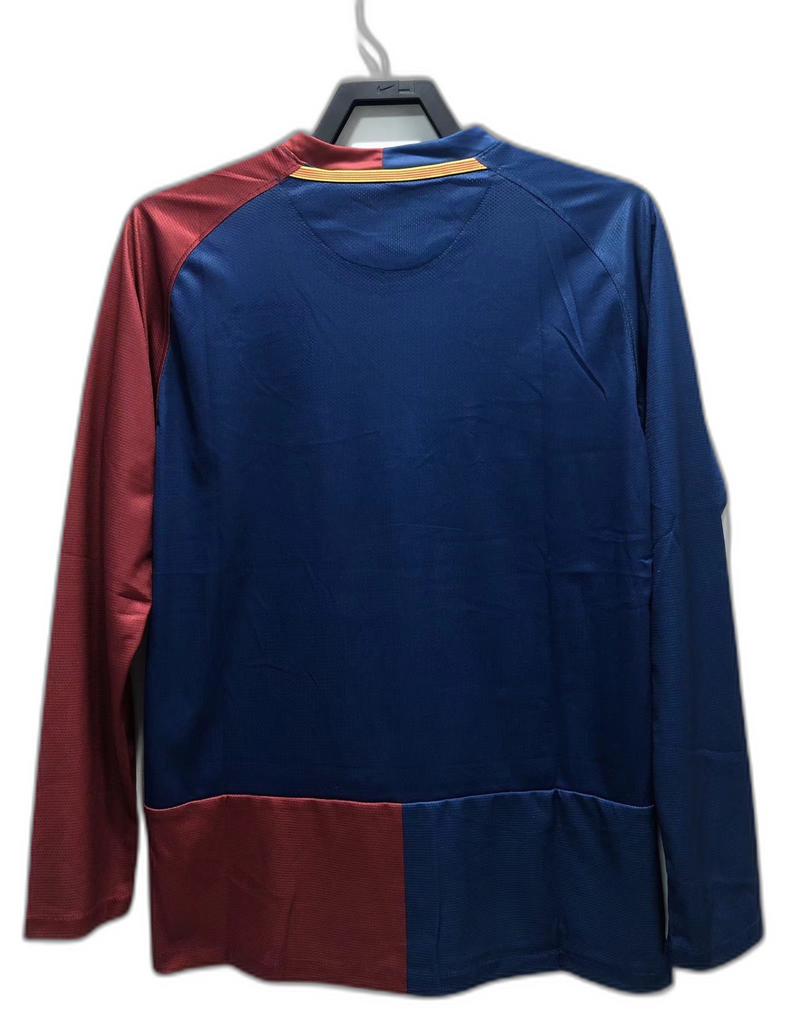 Camisola Barcelona 08/09 I Home - Versão Retrô Manga Longa