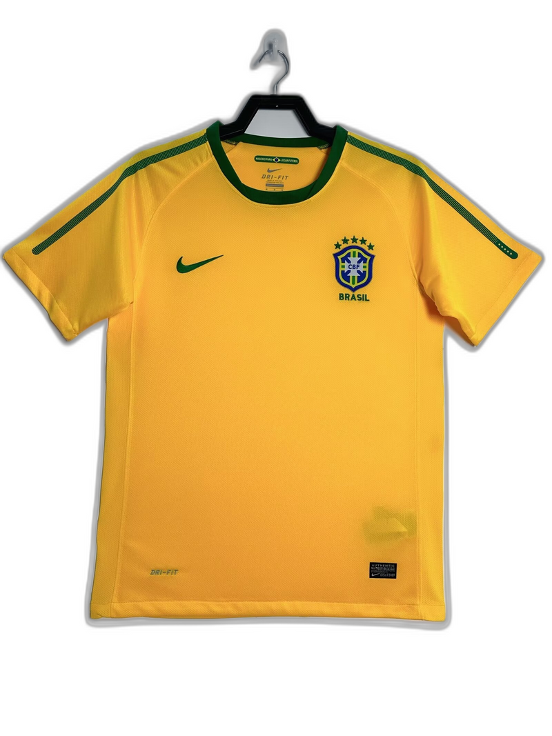 Camisola Brasil 2010 I Home - Versão Retrô