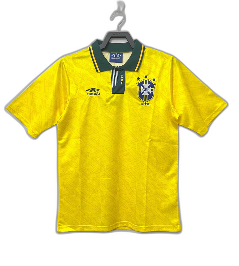 Camisola Brasil 91/93 I Home - Versão Retrô