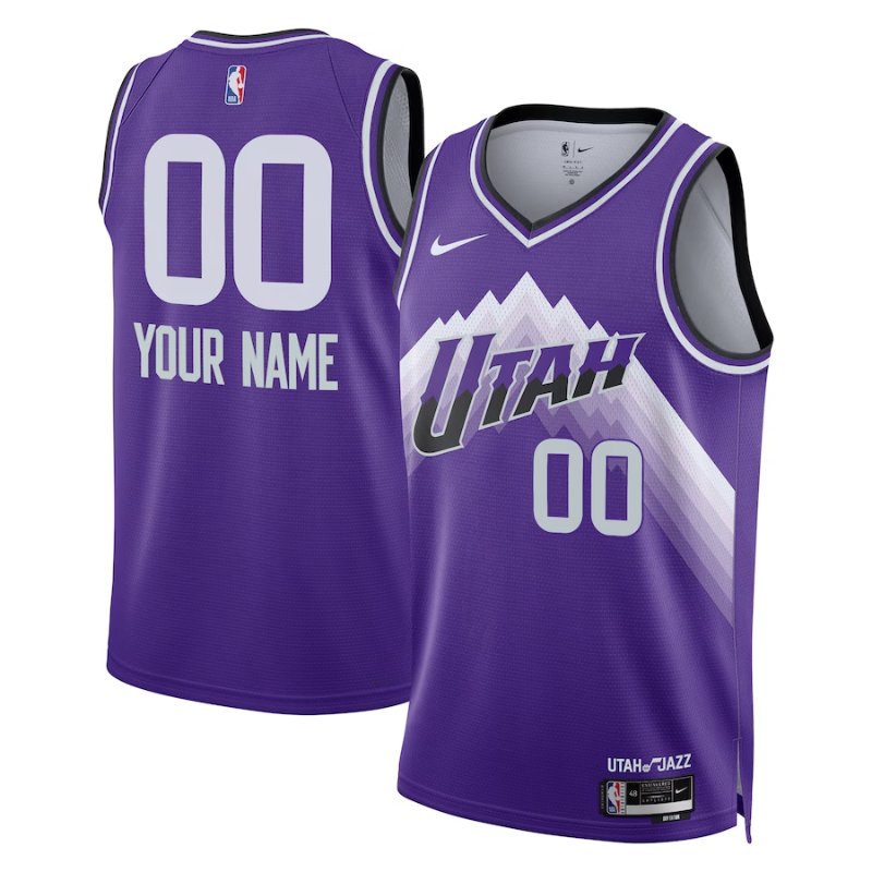 Camisola NBA Utah Jazz - 23/24 - Roxo - Edição Cidade